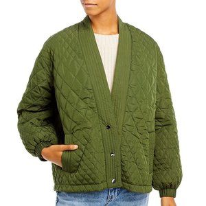 NWT AQUA OVERSIZED QUILTED JACKET